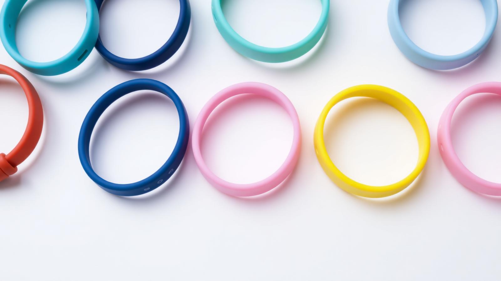 Colorful BubAlert bands